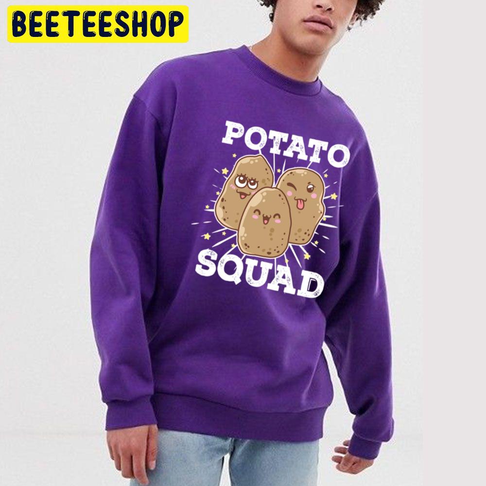 Cute Potato Squad Kawaii Sweet Vegan Food Vegetables Trending Unisex Sweatshirt Cute Potato Squad Kawaii Sweet Vegan Food Vegetables Trending Unisex Sweatshirt