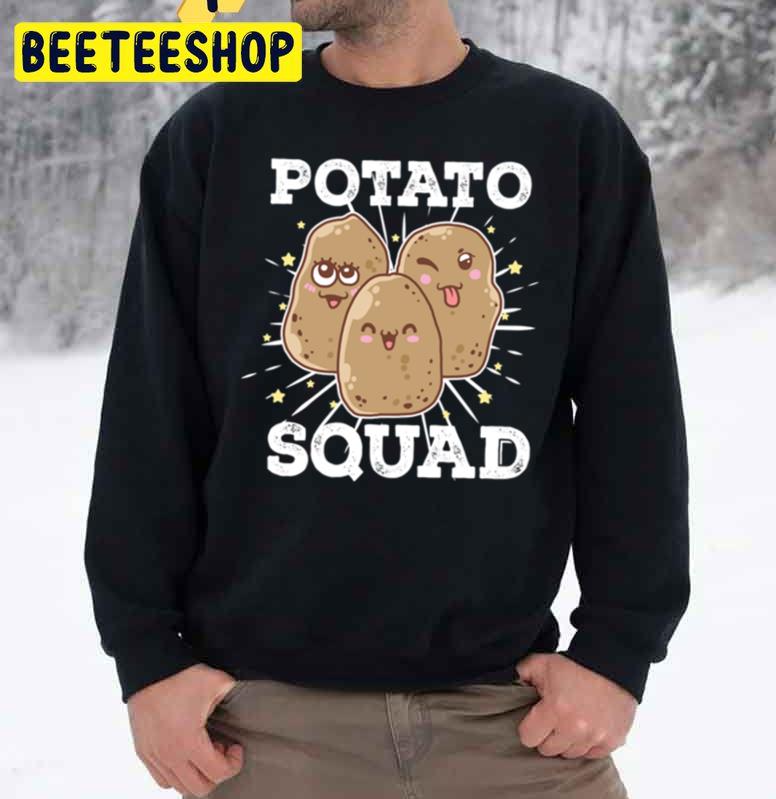 Cute Potato Squad Kawaii Sweet Vegan Food Vegetables Trending Unisex Sweatshirt Cute Potato Squad Kawaii Sweet Vegan Food Vegetables Trending Unisex Sweatshirt