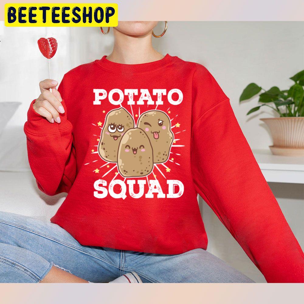 Cute Potato Squad Kawaii Sweet Vegan Food Vegetables Trending Unisex Sweatshirt Cute Potato Squad Kawaii Sweet Vegan Food Vegetables Trending Unisex Sweatshirt