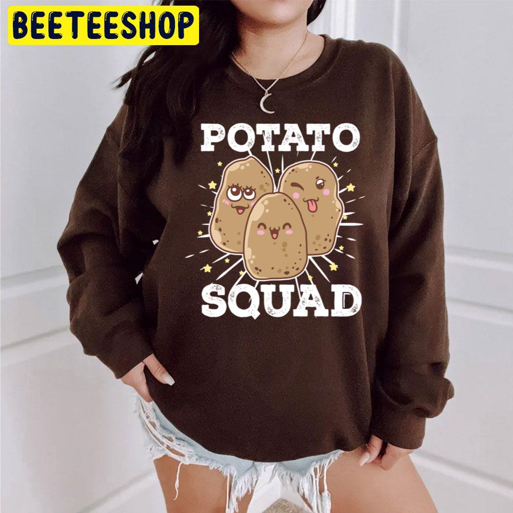 Cute Potato Squad Kawaii Sweet Vegan Food Vegetables Trending Unisex Sweatshirt Cute Potato Squad Kawaii Sweet Vegan Food Vegetables Trending Unisex Sweatshirt