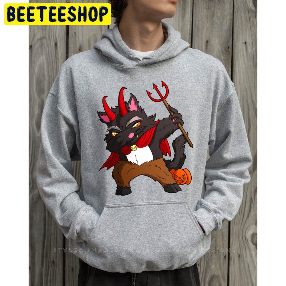 Dabbing Black Cat Halloween S For Men And Women Halloween Day Thanksgiving Christmas Day Trending Unisex Hoodie Dabbing Black Cat Halloween S For Men And Women Halloween Day Thanksgiving Christmas Day Trending Unisex Hoodie