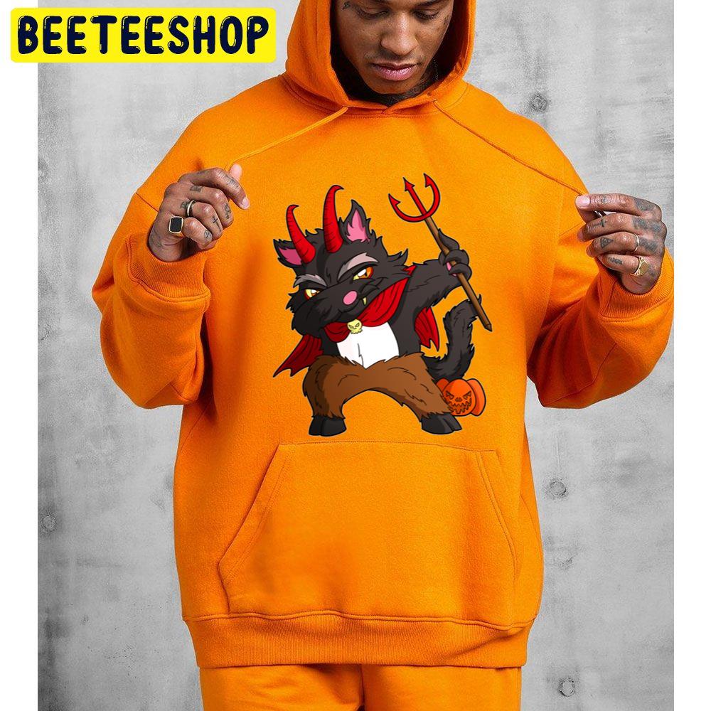 Dabbing Black Cat Halloween S For Men And Women Halloween Day Thanksgiving Christmas Day Trending Unisex Hoodie Dabbing Black Cat Halloween S For Men And Women Halloween Day Thanksgiving Christmas Day Trending Unisex Hoodie