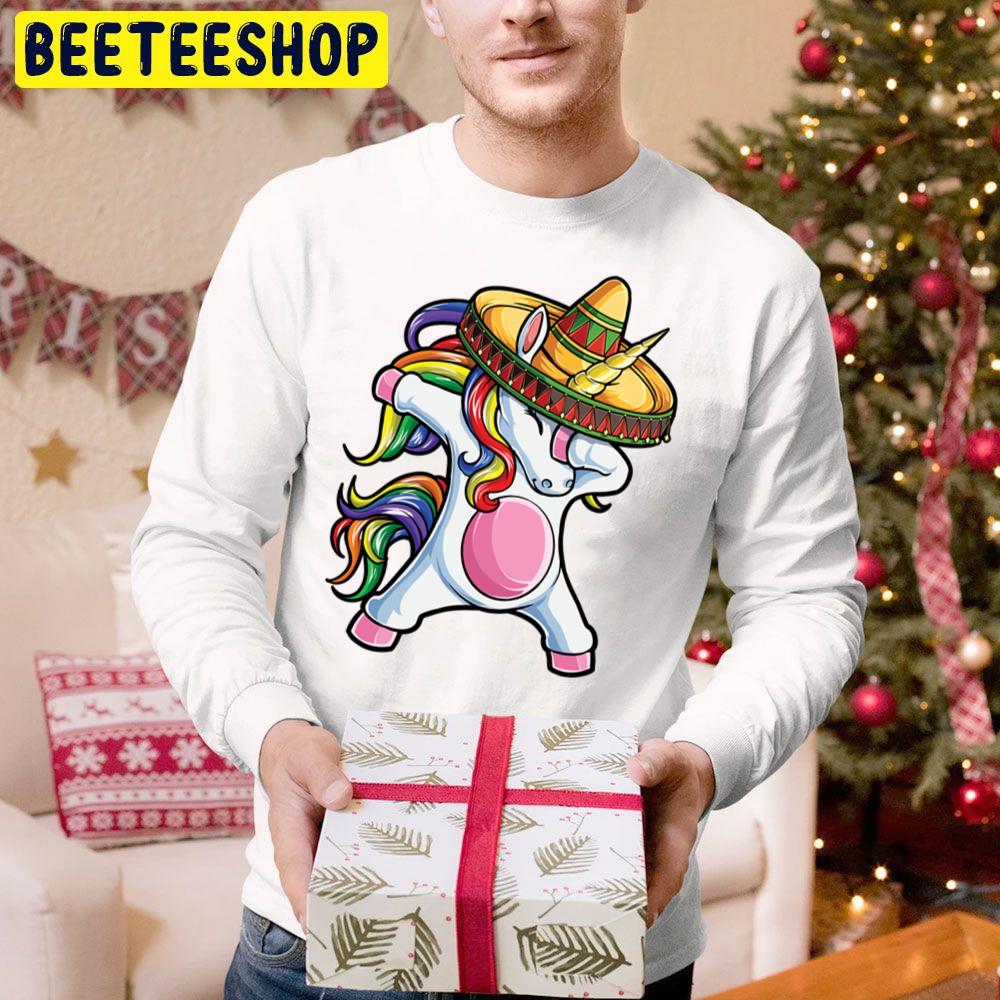 Dabbing Unicorn Cinco De Mayo Rainbow Trending Unisex Hoodie Dabbing Unicorn Cinco De Mayo Rainbow Trending Unisex Hoodie
