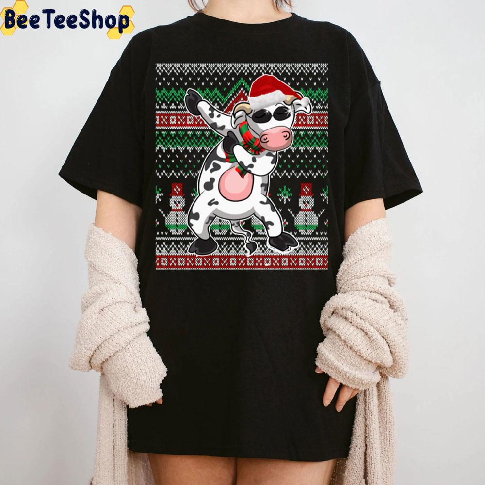 Dairy Cow Knit Pattern Christmas Trending Unisex Sweatshirt Dairy Cow Knit Pattern Christmas Trending Unisex Sweatshirt
