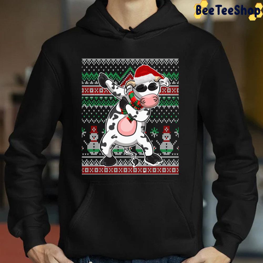 Dairy Cow Knit Pattern Christmas Trending Unisex Sweatshirt Dairy Cow Knit Pattern Christmas Trending Unisex Sweatshirt