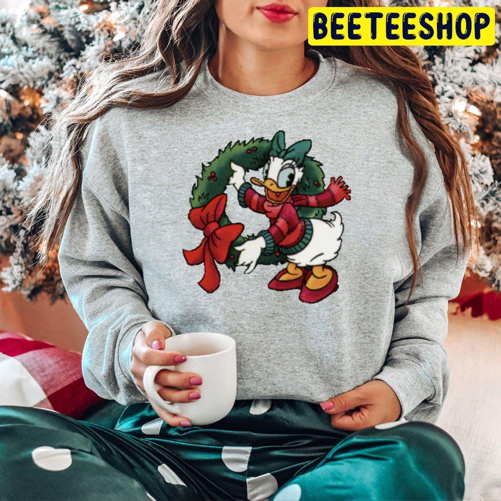 Daisy's Christmas Wreath Trending Unisex Hoodie Daisy's Christmas Wreath Trending Unisex Hoodie