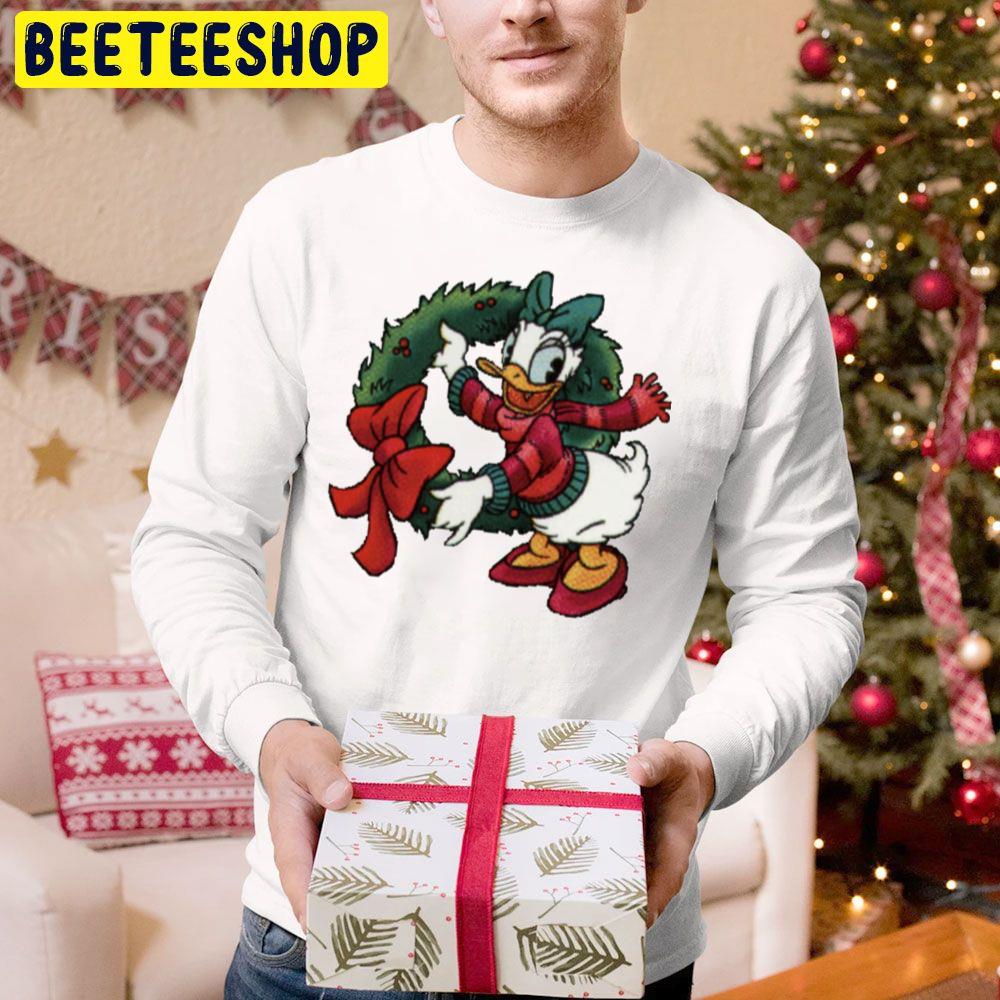 Daisy's Christmas Wreath Trending Unisex Hoodie Daisy's Christmas Wreath Trending Unisex Hoodie