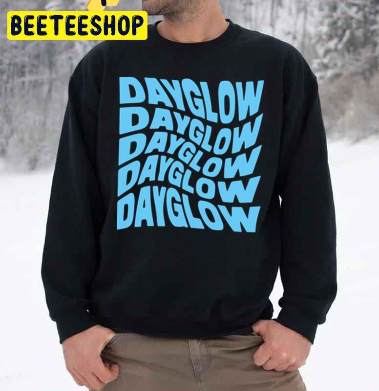 Dayglow Blue Text Art Trending Unisex Sweatshirt Dayglow Blue Text Art Trending Unisex Sweatshirt
