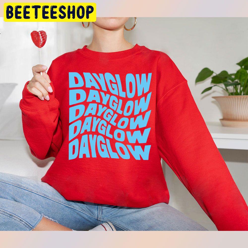 Dayglow Blue Text Art Trending Unisex Sweatshirt Dayglow Blue Text Art Trending Unisex Sweatshirt