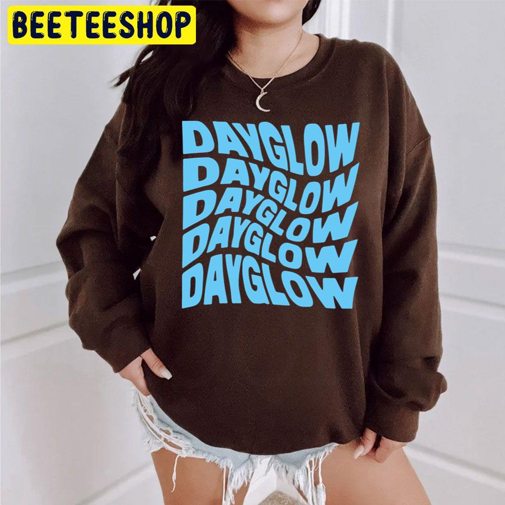 Dayglow Blue Text Art Trending Unisex Sweatshirt Dayglow Blue Text Art Trending Unisex Sweatshirt