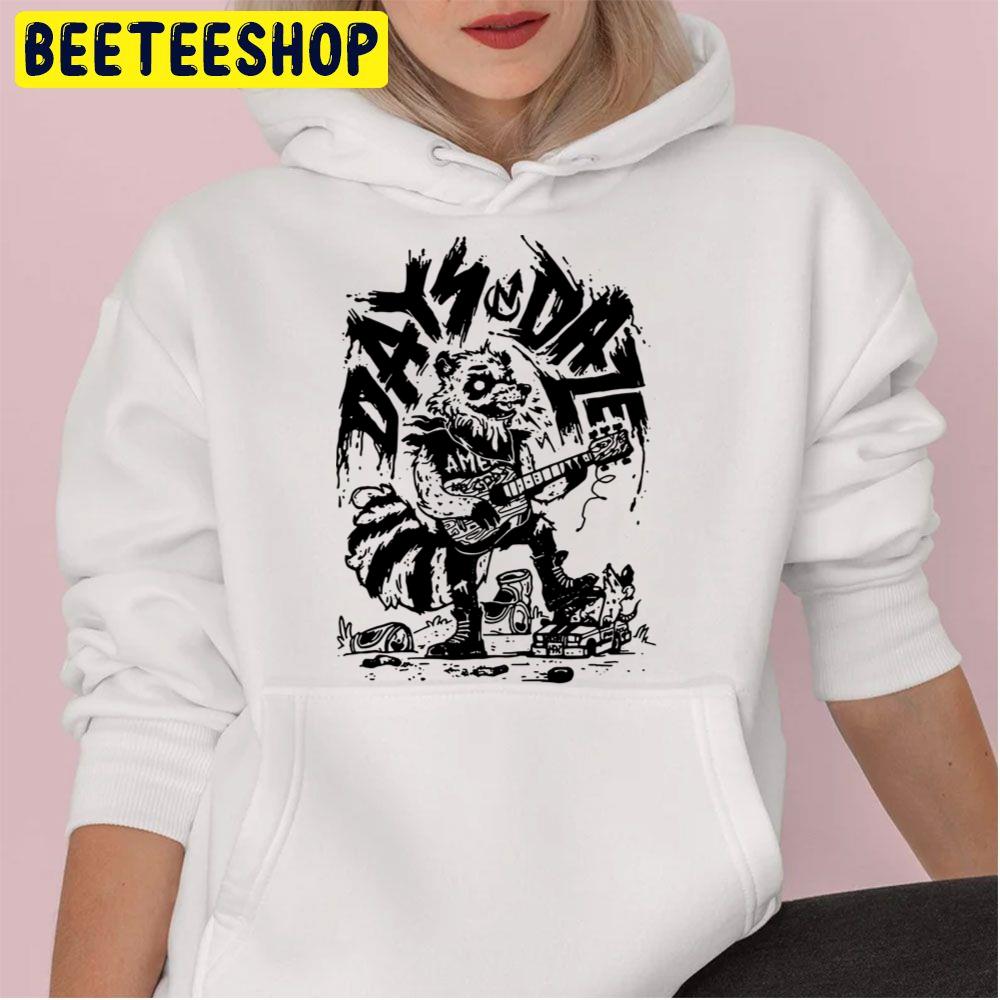 Days N' Daze Folk Punk Poster Black Trending Unisex Hoodie Days N' Daze Folk Punk Poster Black Trending Unisex Hoodie