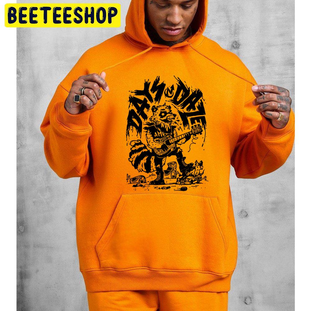 Days N' Daze Folk Punk Poster Black Trending Unisex Hoodie Days N' Daze Folk Punk Poster Black Trending Unisex Hoodie
