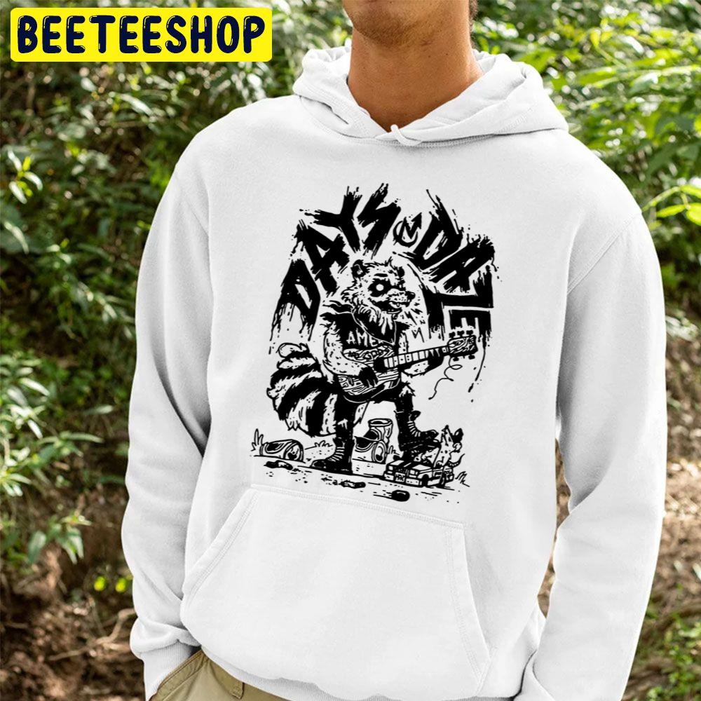 Days N' Daze Folk Punk Poster Black Trending Unisex Hoodie Days N' Daze Folk Punk Poster Black Trending Unisex Hoodie