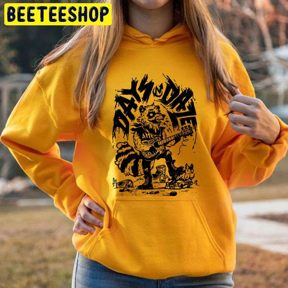 Days N' Daze Folk Punk Poster Black Trending Unisex Hoodie Days N' Daze Folk Punk Poster Black Trending Unisex Hoodie
