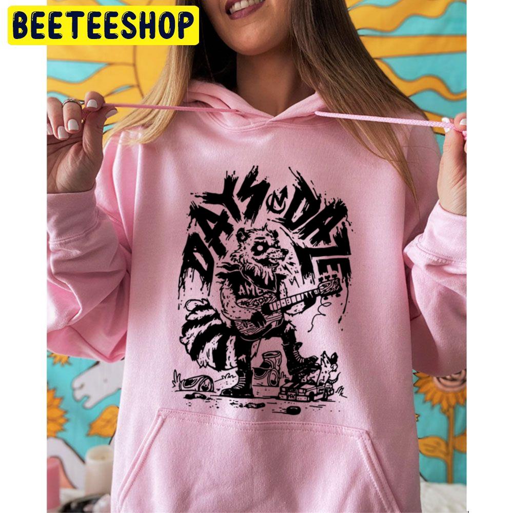 Days N' Daze Folk Punk Poster Black Trending Unisex Hoodie Days N' Daze Folk Punk Poster Black Trending Unisex Hoodie