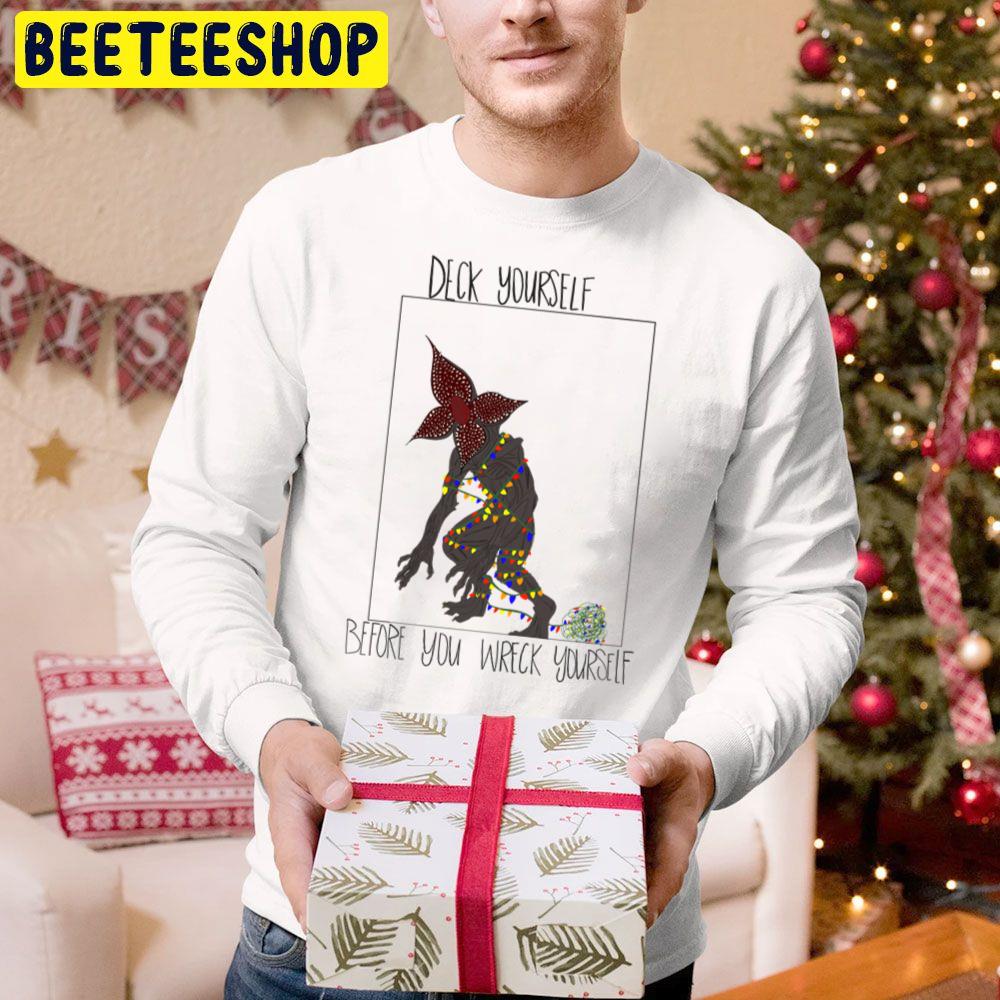 Deck Yourself Before You Wreck Youself Demogorgon Trending Unisex Hoodie Deck Yourself Before You Wreck Youself Demogorgon Trending Unisex Hoodie