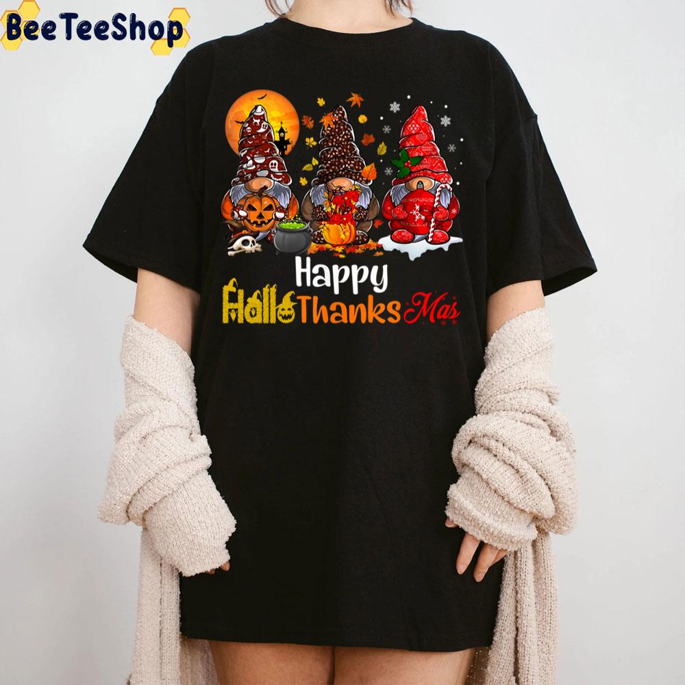 Design Happy Hallothanksmas Gnomes Halloween Thanksgiving Christmas Trending Unisex Sweatshirt Design Happy Hallothanksmas Gnomes Halloween Thanksgiving Christmas Trending Unisex Sweatshirt