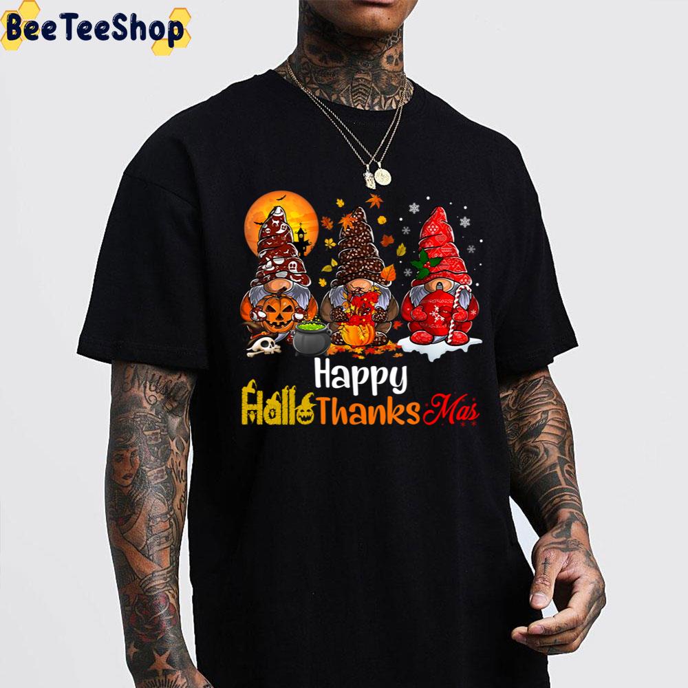 Design Happy Hallothanksmas Gnomes Halloween Thanksgiving Christmas Trending Unisex Sweatshirt Design Happy Hallothanksmas Gnomes Halloween Thanksgiving Christmas Trending Unisex Sweatshirt