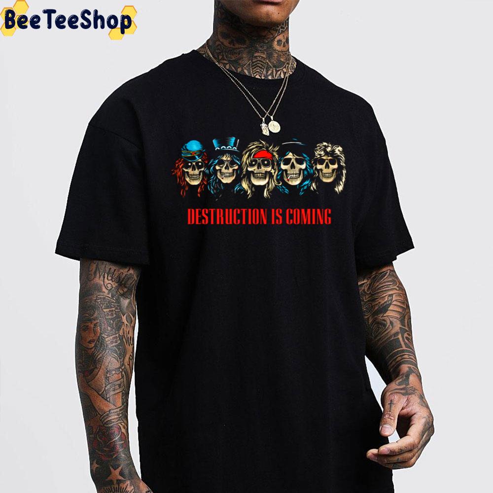 Destruction Is Coming G N R Merch Vintage Retro Trending Unisex Sweatshirt Destruction Is Coming G N R Merch Vintage Retro Trending Unisex Sweatshirt