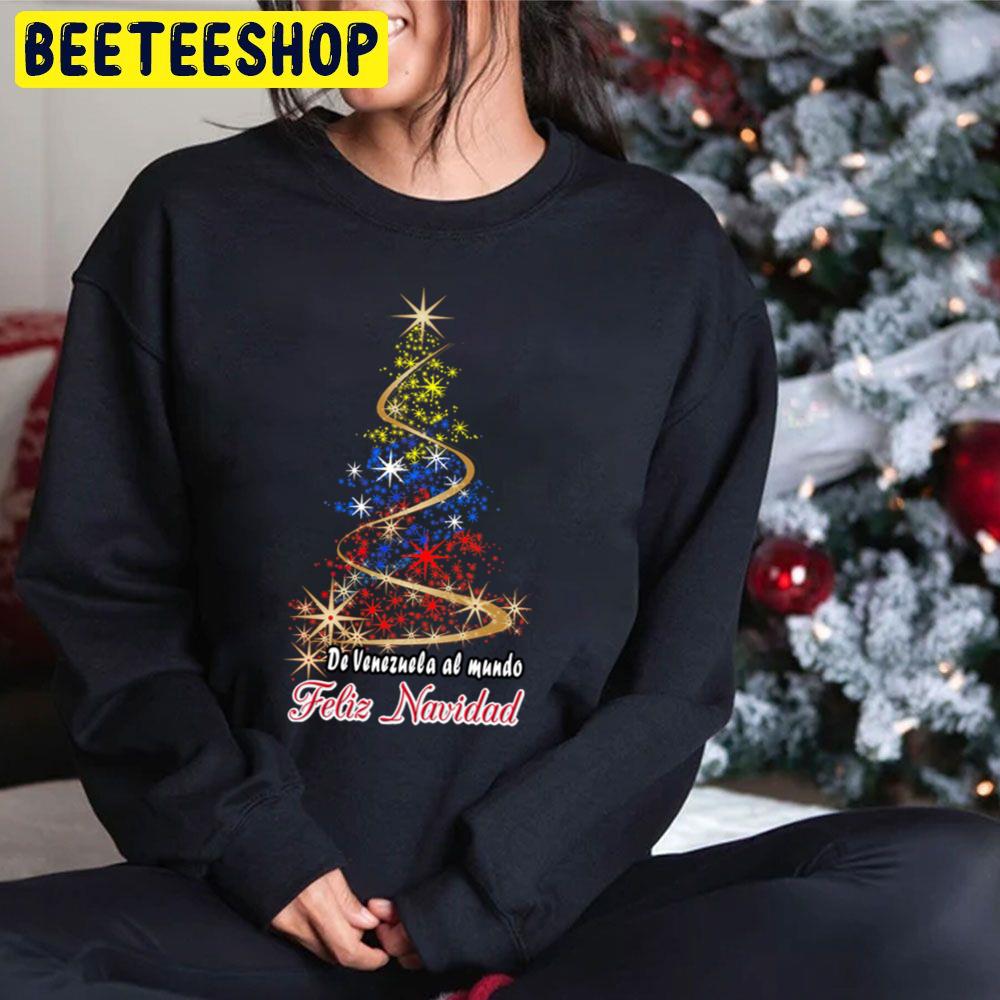 Devenezuela Al Mundo Feliz Navidad Christmas Trending Unisex Hoodie Devenezuela Al Mundo Feliz Navidad Christmas Trending Unisex Hoodie