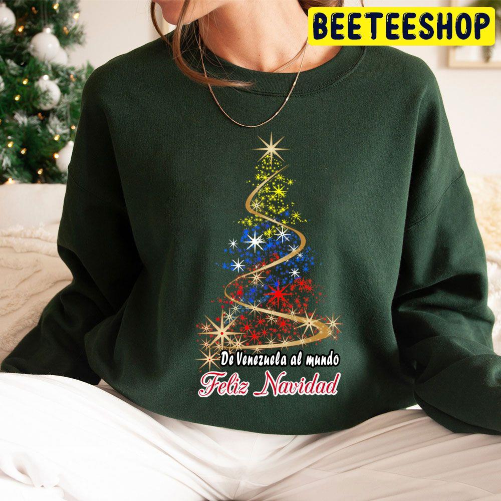 Devenezuela Al Mundo Feliz Navidad Christmas Trending Unisex Hoodie Devenezuela Al Mundo Feliz Navidad Christmas Trending Unisex Hoodie