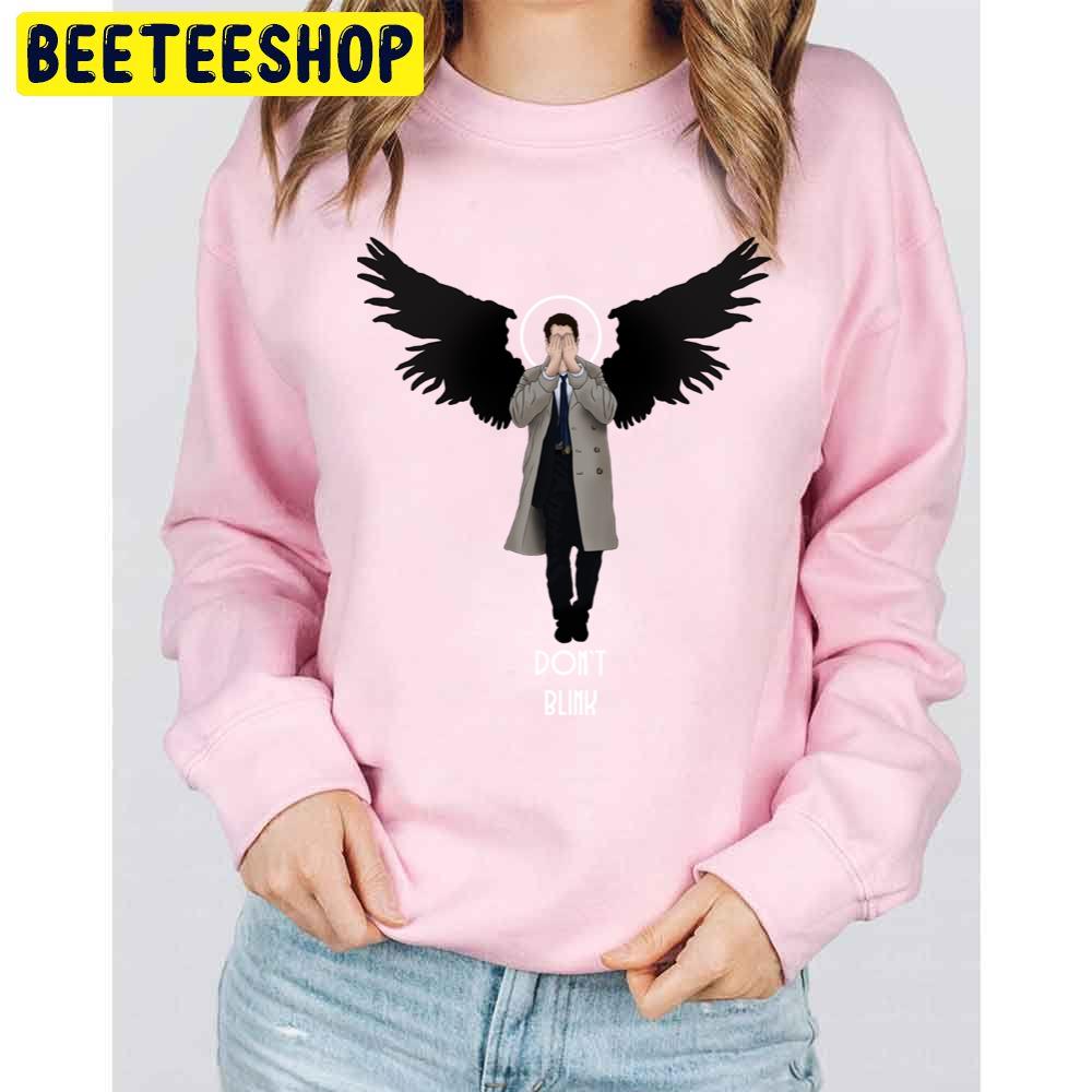 Don't Blink Weeping Angel Castiel Trending Unisex Sweatshirt Don't Blink Weeping Angel Castiel Trending Unisex Sweatshirt