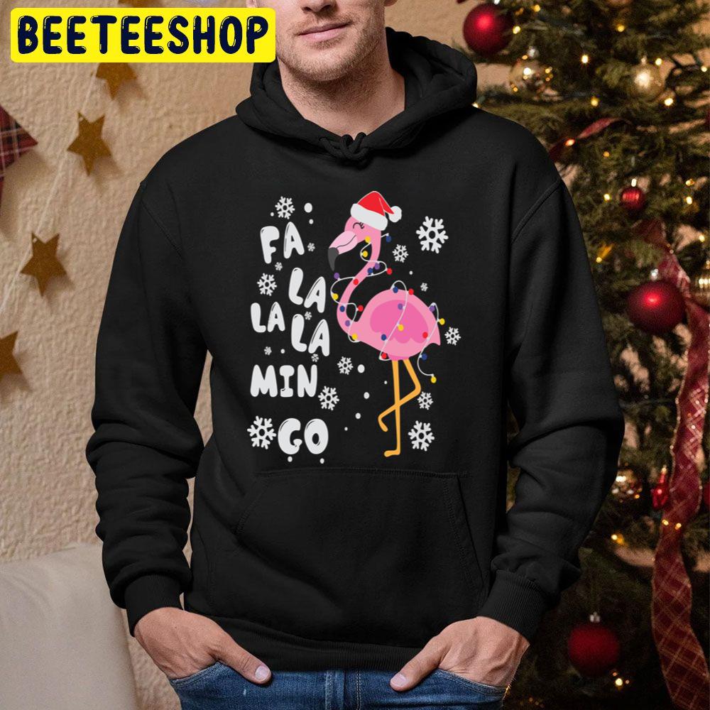 Fa La La La Mingo Flamingo For Christmas Trending Unisex Hoodie Fa La La La Mingo Flamingo For Christmas Trending Unisex Hoodie