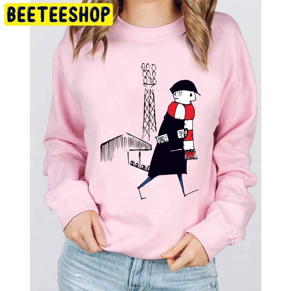 Fcf Flat Cap Fan Football Fan Red And White Scarf Trending Unisex Sweatshirt Fcf Flat Cap Fan Football Fan Red And White Scarf Trending Unisex Sweatshirt