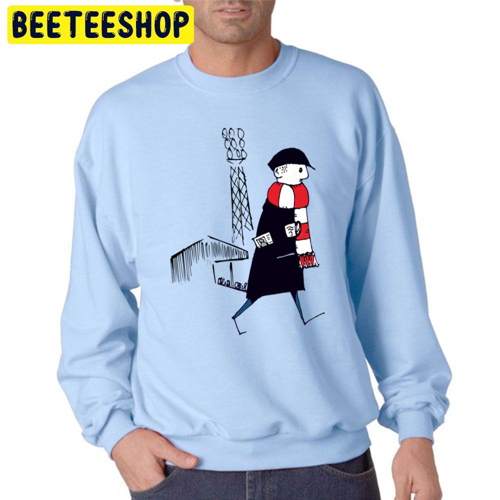 Fcf Flat Cap Fan Football Fan Red And White Scarf Trending Unisex Sweatshirt Fcf Flat Cap Fan Football Fan Red And White Scarf Trending Unisex Sweatshirt