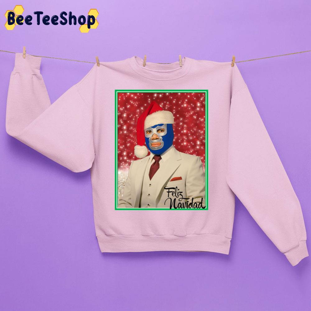 Feliz Navidad Blue Demon Christmas Wishes Trending Unisex Sweatshirt Feliz Navidad Blue Demon Christmas Wishes Trending Unisex Sweatshirt