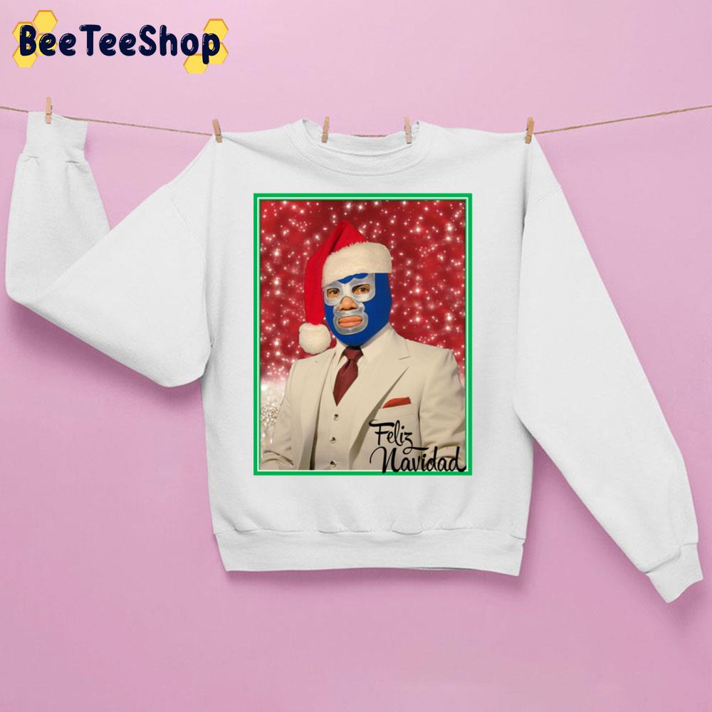 Feliz Navidad Blue Demon Christmas Wishes Trending Unisex Sweatshirt Feliz Navidad Blue Demon Christmas Wishes Trending Unisex Sweatshirt