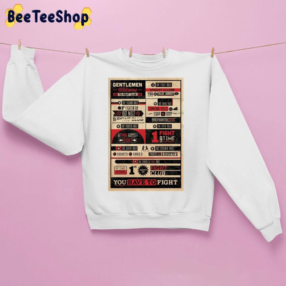 Fight Club Rules Trending Unisex Sweatshirt Fight Club Rules Trending Unisex Sweatshirt