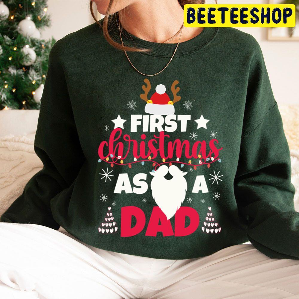 First Christmas As A Dad Trending Unisex Hoodie First Christmas As A Dad Trending Unisex Hoodie