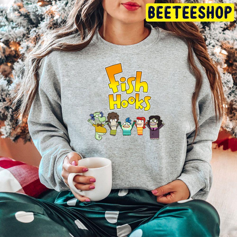 Fish Hooks Family Trending Unisex Hoodie Fish Hooks Family Trending Unisex Hoodie