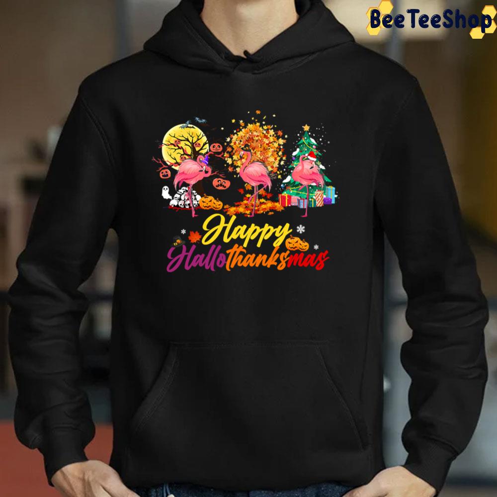 Flamingo Halloween Merry Christmas Trending Unisex Sweatshirt Flamingo Halloween Merry Christmas Trending Unisex Sweatshirt