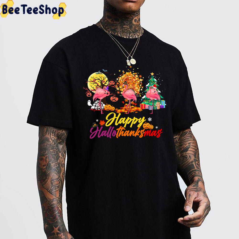 Flamingo Halloween Merry Christmas Trending Unisex Sweatshirt Flamingo Halloween Merry Christmas Trending Unisex Sweatshirt