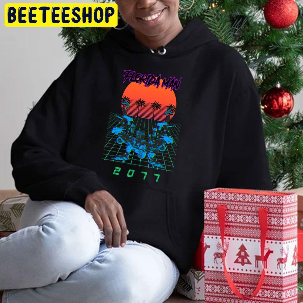 Floridaman 2077 Retro Trending Unisex Hoodie Floridaman 2077 Retro Trending Unisex Hoodie
