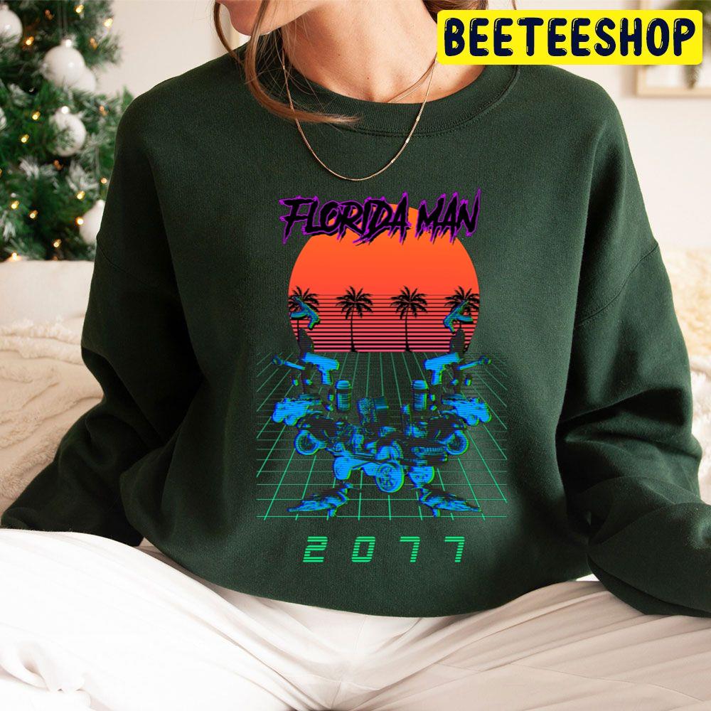 Floridaman 2077 Retro Trending Unisex Hoodie Floridaman 2077 Retro Trending Unisex Hoodie