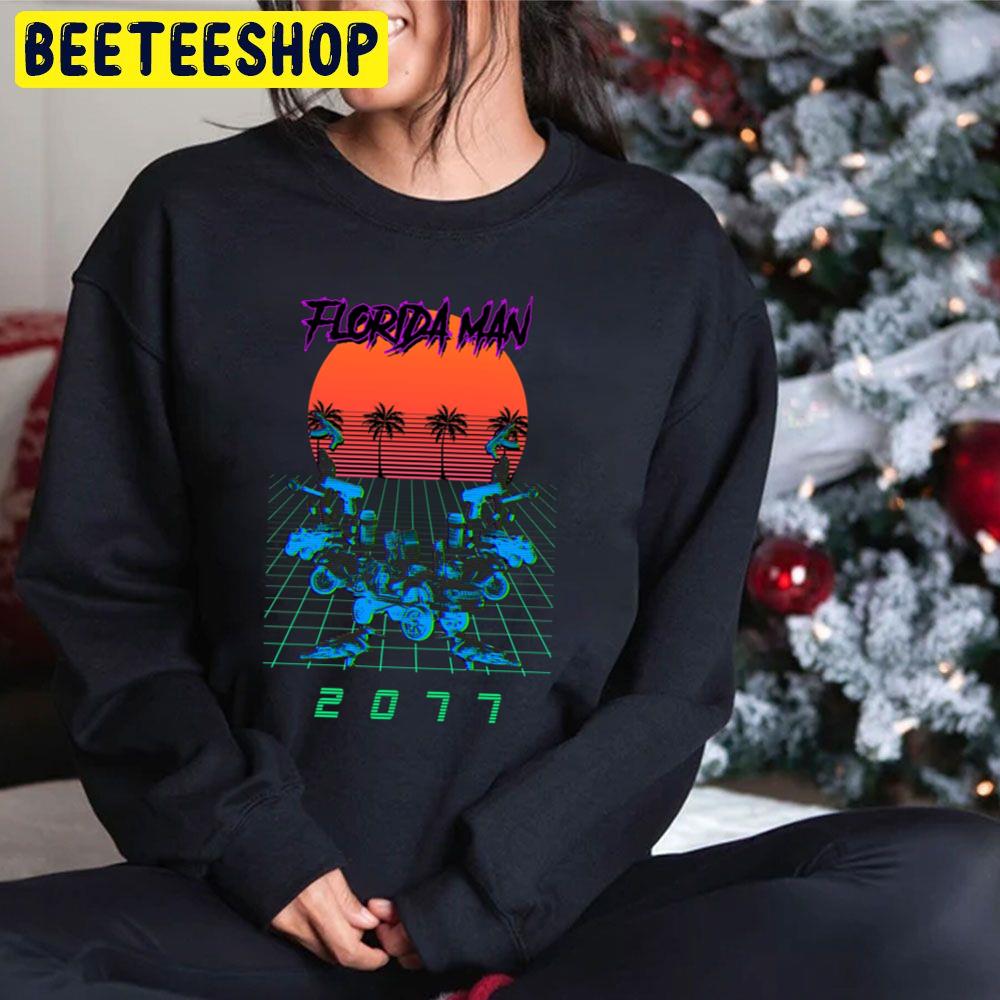 Floridaman 2077 Retro Trending Unisex Hoodie Floridaman 2077 Retro Trending Unisex Hoodie