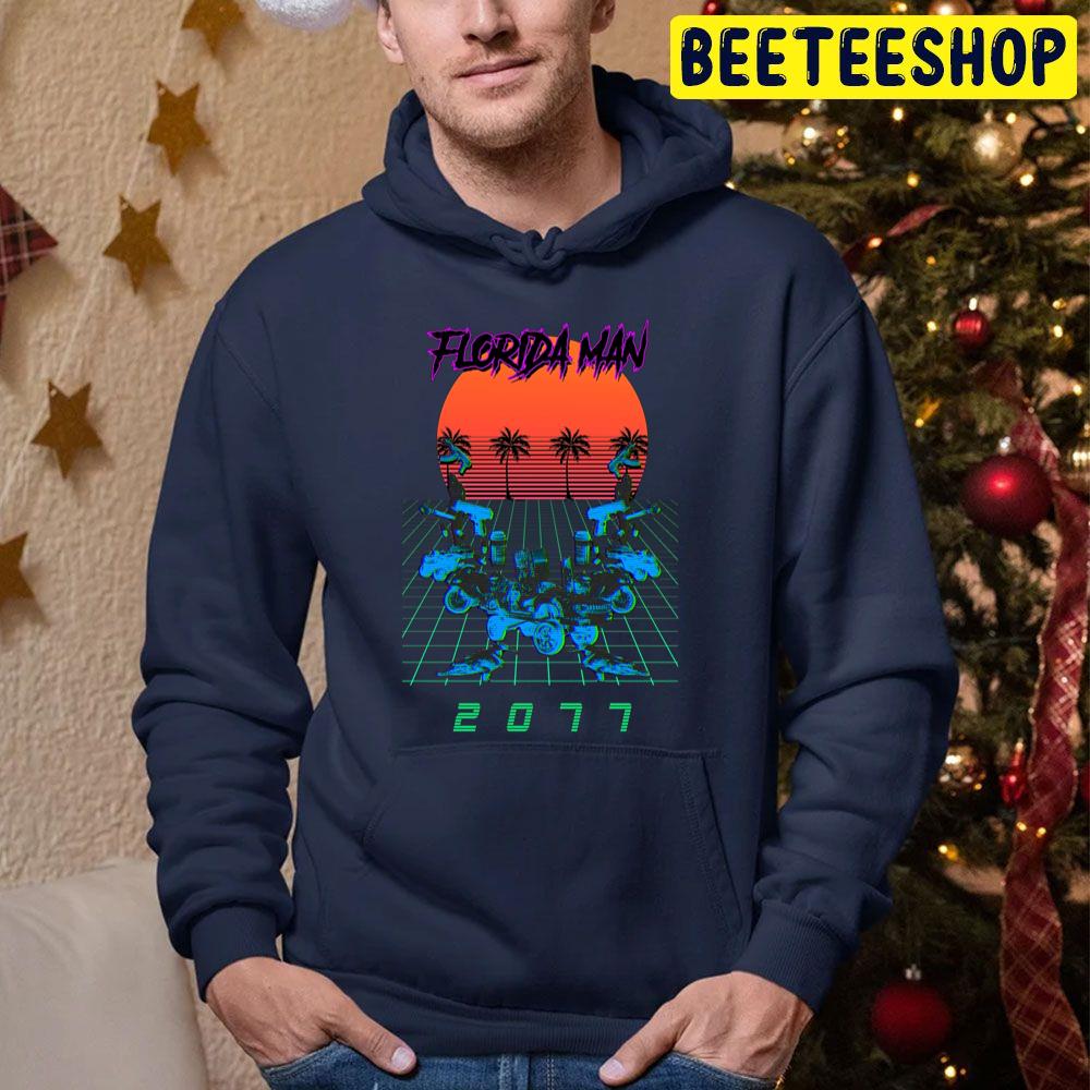 Floridaman 2077 Retro Trending Unisex Hoodie Floridaman 2077 Retro Trending Unisex Hoodie
