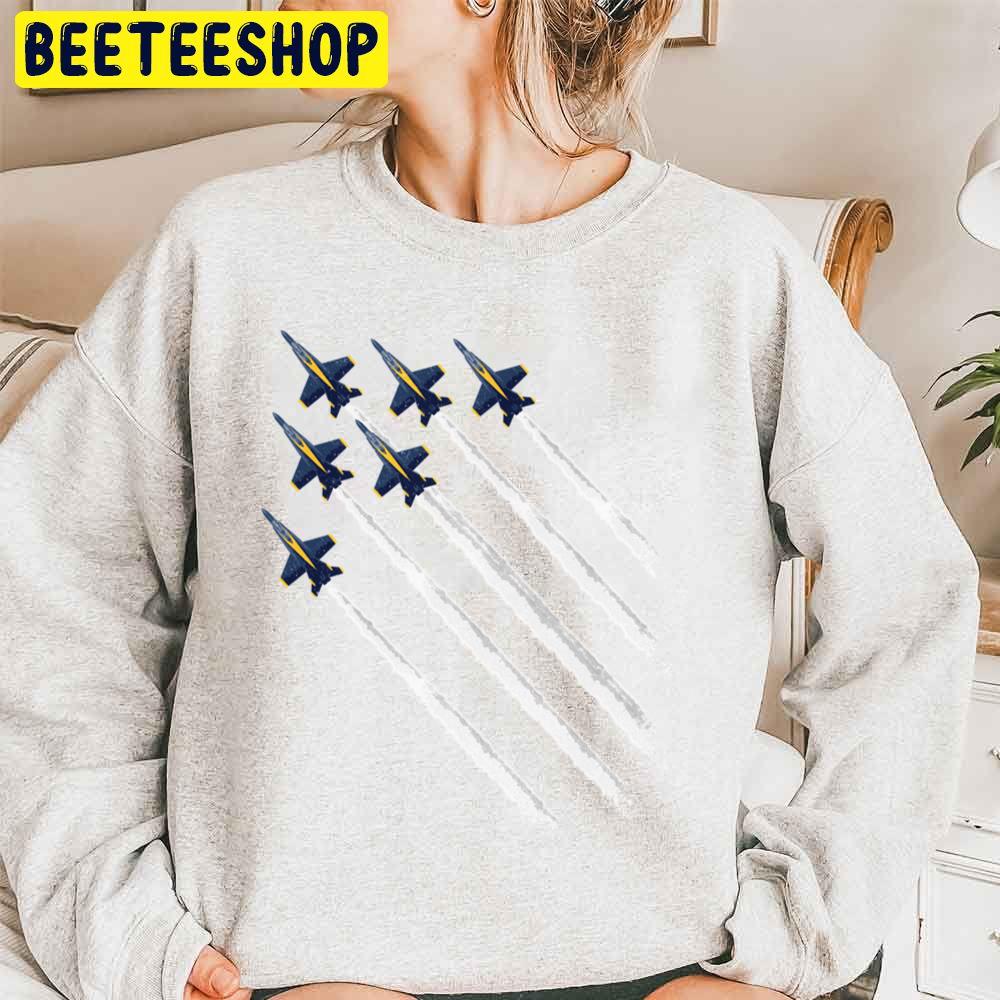 Flyby Blue Angels Pilot Planes Flying Formation Trending Unisex Sweatshirt Flyby Blue Angels Pilot Planes Flying Formation Trending Unisex Sweatshirt