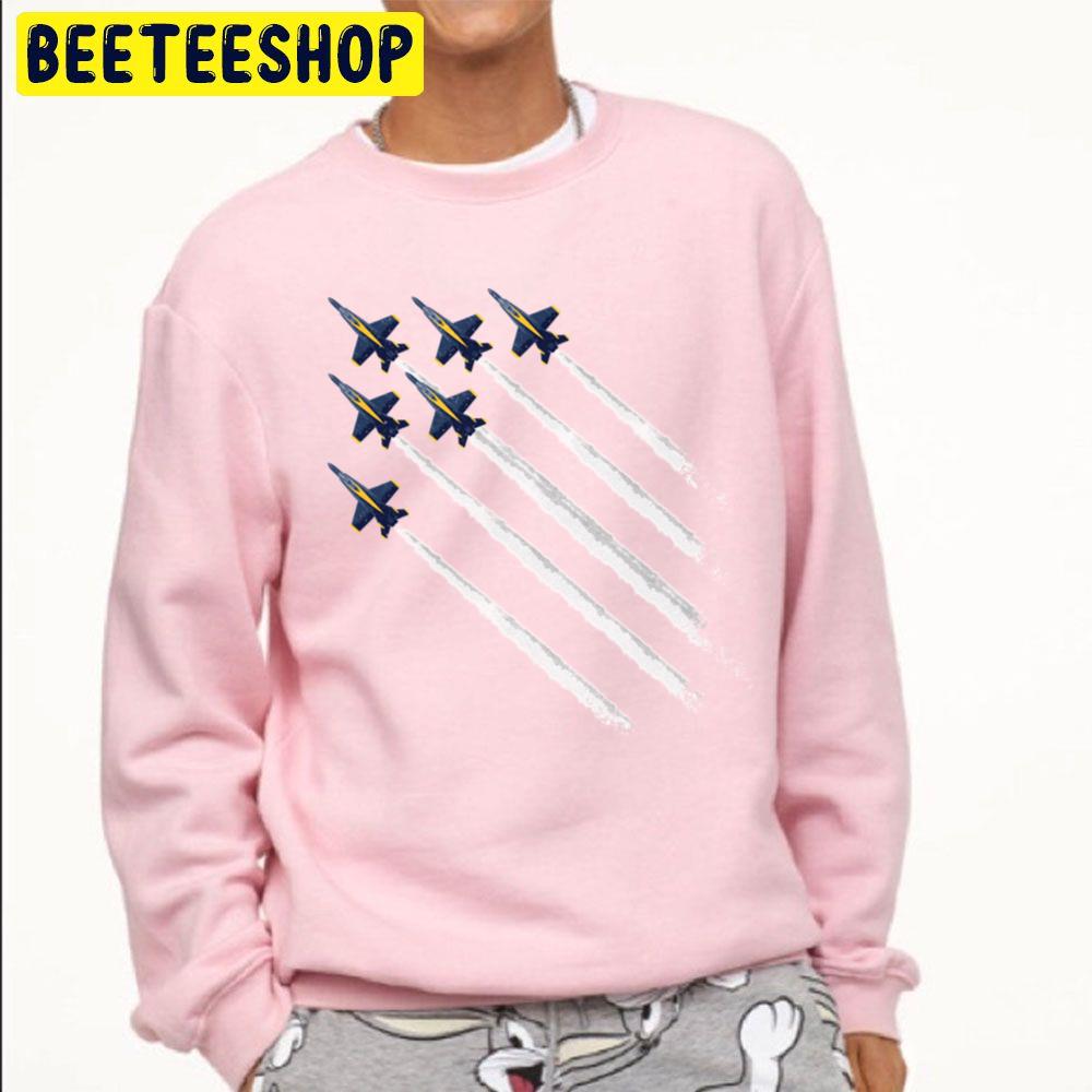 Flyby Blue Angels Pilot Planes Flying Formation Trending Unisex Sweatshirt Flyby Blue Angels Pilot Planes Flying Formation Trending Unisex Sweatshirt