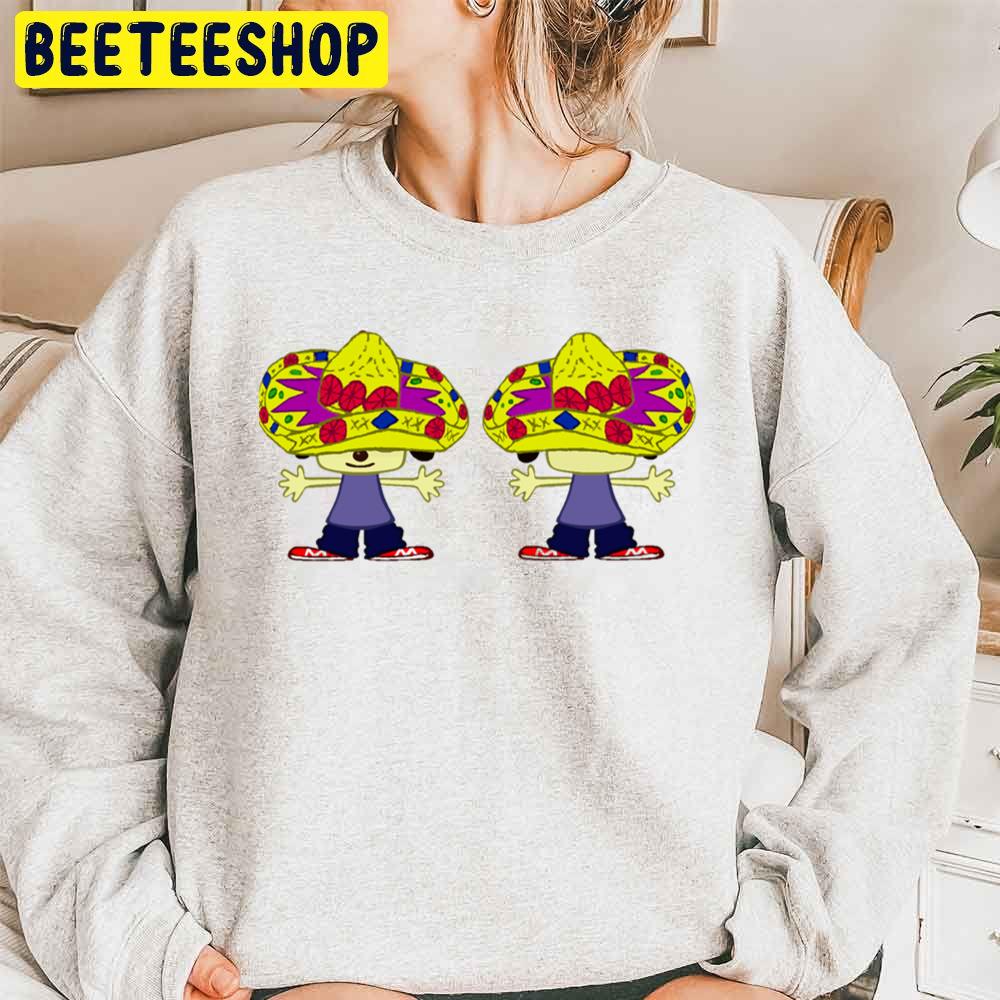 Font And Back Parappa The Rapper Game Trending Unisex Sweatshirt Font And Back Parappa The Rapper Game Trending Unisex Sweatshirt