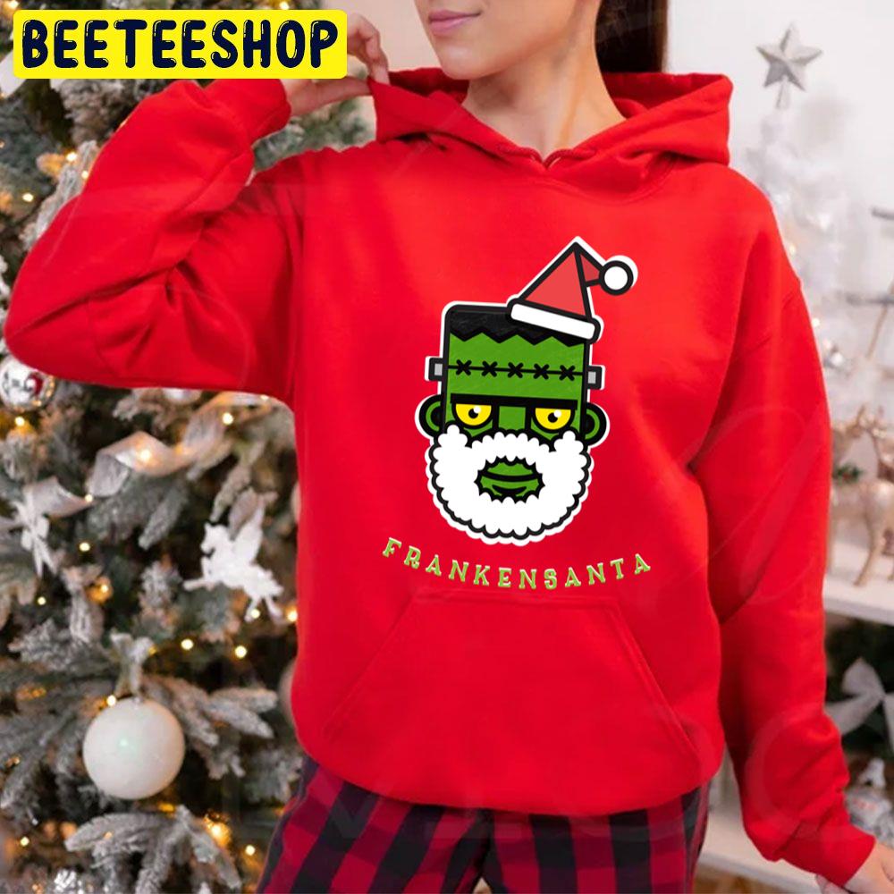 Frankensanta Goth Rocker Christmas Trending Unisex Hoodie Frankensanta Goth Rocker Christmas Trending Unisex Hoodie