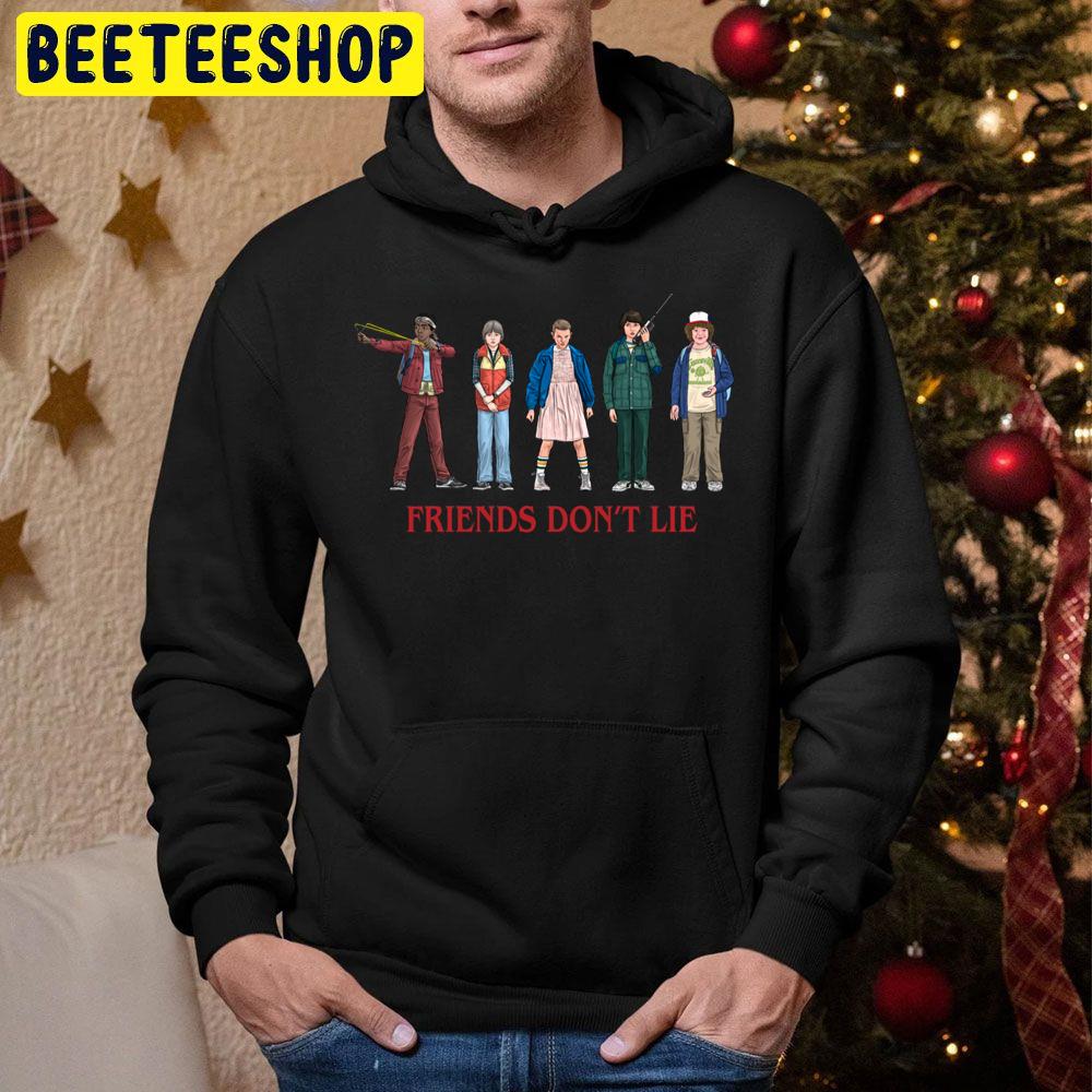 Friends Don't Lie Stranger Things Horror Movie Trending Unisex Hoodie Friends Don't Lie Stranger Things Horror Movie Trending Unisex Hoodie