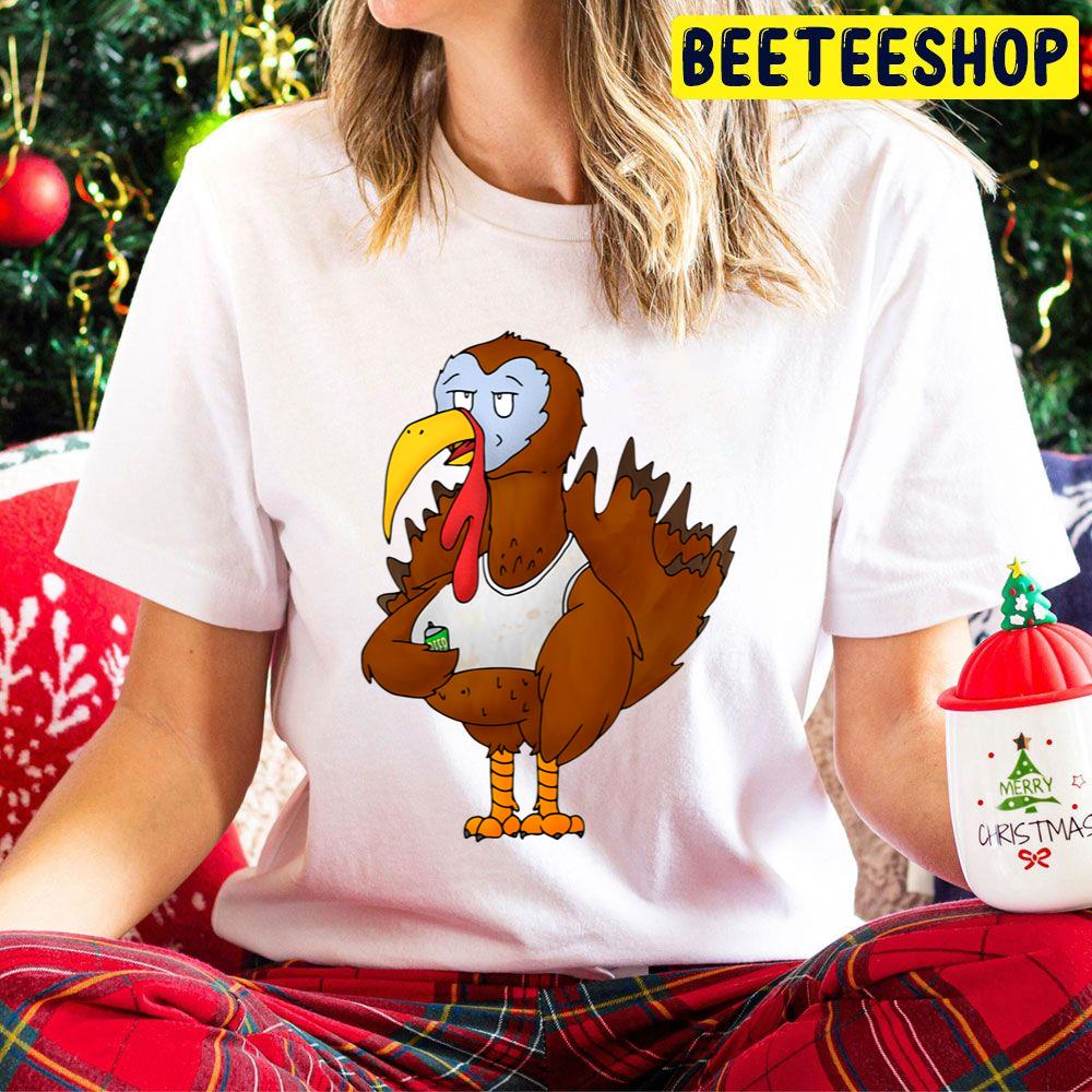 Funny Beer Turkey Cartoon Trending Unisex Hoodie Funny Beer Turkey Cartoon Trending Unisex Hoodie