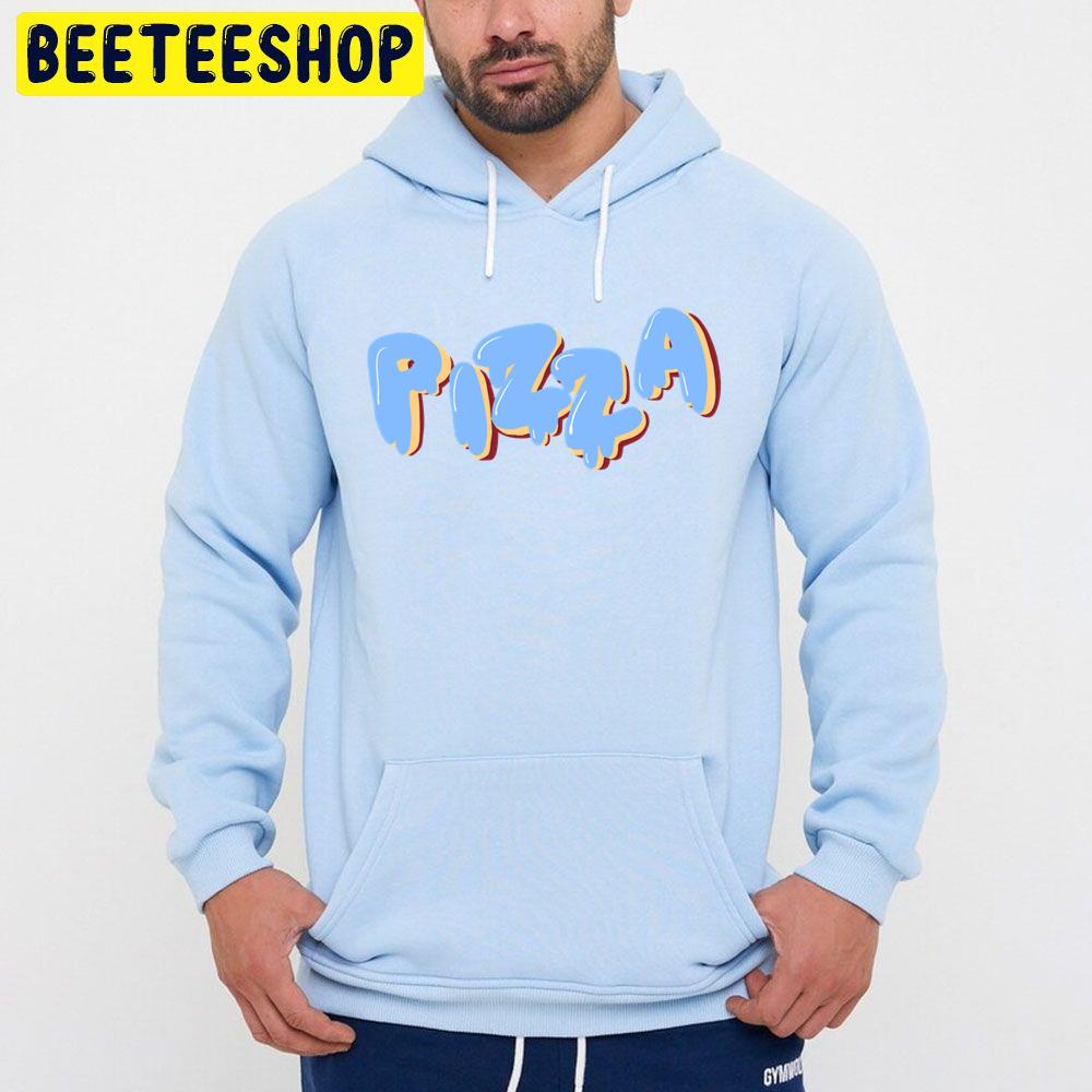 Funny Blue Pizza Trending Unisex Hoodie Funny Blue Pizza Trending Unisex Hoodie