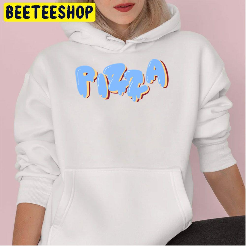 Funny Blue Pizza Trending Unisex Hoodie Funny Blue Pizza Trending Unisex Hoodie