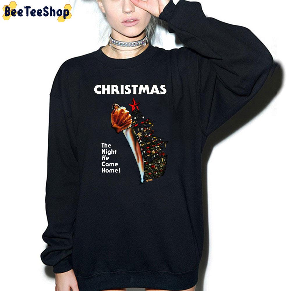 Funny Christmas The Night He Came Home Horror Style Trending Unisex Sweatshirt Funny Christmas The Night He Came Home Horror Style Trending Unisex Sweatshirt