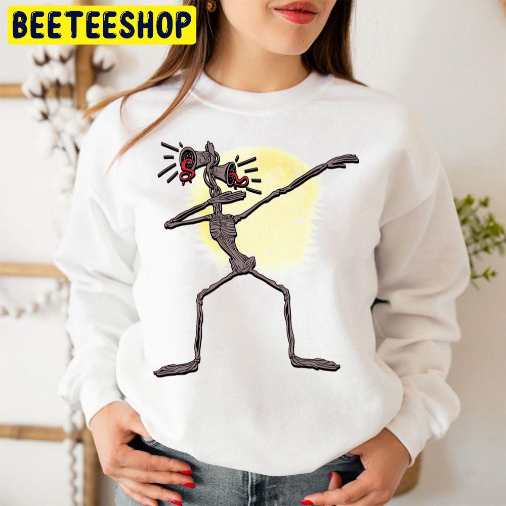 Funny Dabbing Siren Head Halloween Meme Full Moon Trending Unisex Sweatshirt Funny Dabbing Siren Head Halloween Meme Full Moon Trending Unisex Sweatshirt